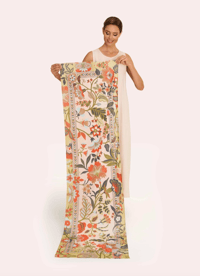 Image 1 of Folk Floral Scarf