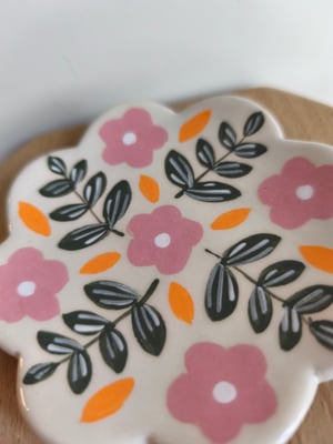 Image of  Coupelle fleur rose 