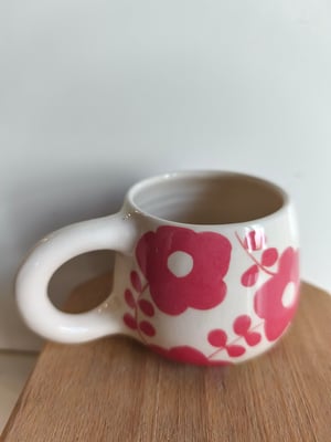 Image of    Petite  tasse ronde fleur rose