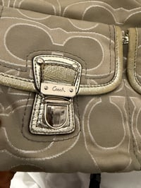 Image 5 of 2011 Coach Poppy Limited Edition Metallic Jacquard Hippie Shoulder Bag