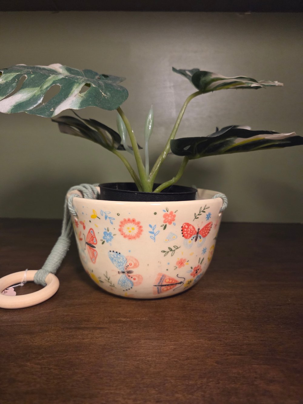 Image of Butterfly hanging pot