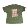 Military green - Native Print Tee-shirt (size XL)