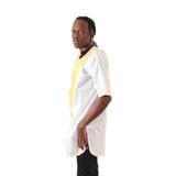 Image 5 of Gold Embroidered Dashiki - White