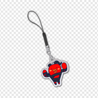 Image 2 of BG3 X Tamagotchi: Karlach Phone Charm