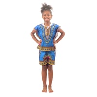Image 4 of Children's Elastic Dashiki Set