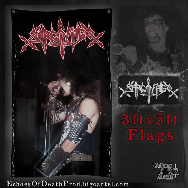 SARCOFAGO / WAGNER 3x5FT FLAG
