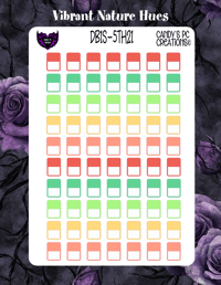 Image 21 of Date Box Small Theme 5  1-24 Choose A Color and Font