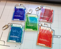 Image 2 of [Gundam] Pilot Data Chip Keychains