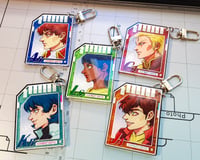 Image 3 of [Gundam] Pilot Data Chip Keychains