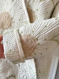 Image 5 of Rhinestone Embellished Embroidered Kimono Quilt Coat