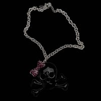 Image 2 of hottie skull necklace