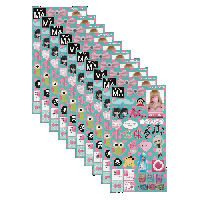 Image 1 of pastel sticker sheet <3
