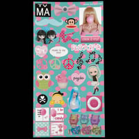 Image 2 of pastel sticker sheet <3