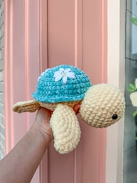 Image 2 of Crochet Spotted Daisy Turtle