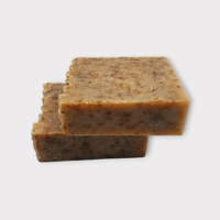 Image 1 of Natural oatmeal and honey bar soap.