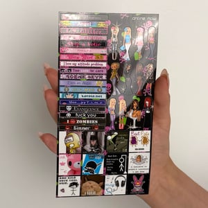 Image of myspace sticker sheet 