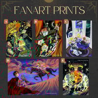 Image 1 of [IN-STOCK] Assorted Fanart Art Prints