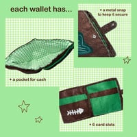 Image 2 of custom felt wallets