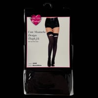 Image 2 of mustache thigh highs!