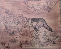 Ghost of Spring Original Carving on Birch Panel