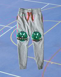 Image 1 of Mini Boden Dino Knee Joggers-8Y