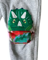 Image 4 of Mini Boden Dino Knee Joggers-8Y