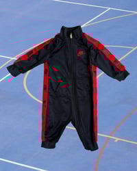 Image 1 of Nike Black Zip Jumpsuit-6m