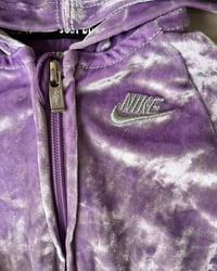Image 4 of Nike Lilac Velour Zip Coverall-9m