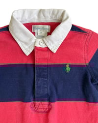 Image 3 of Ralph Lauren Striped Rugby Coverall-9m