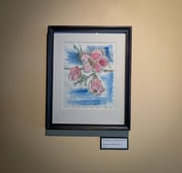 Image 1 of Floral Monotype Watercolor Series