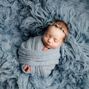 Image of Cozy Dusty Blue Set