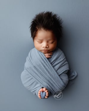 Image of Cozy Dusty Blue Set