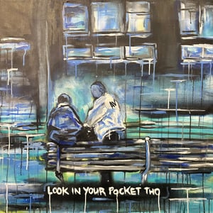LOOK IN YA POCKET THO ORIGINAL PAINTING 30x30"