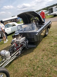 Image 1 of Royce Brechler's "Warbird'' 1955 ford Thunderbird dragster