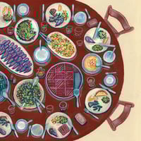 Image 4 of Tawle du dimanche chez Teta et Jeddo - A3 - LIMITED EDITION PRINT