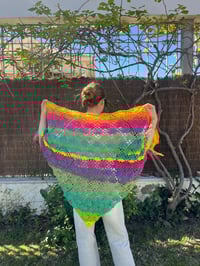 Image 1 of Patrón Chal Arco Iris