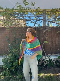 Image 4 of Patrón Chal Arco Iris
