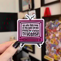 Image 1 of TV Sticker