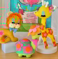 Image 5 of PRE-ORDER Handmade Felt Giraffe Large Soft Toy 