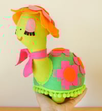 Image 3 of PRE-ORDER Handmade Felt Turtle Large Soft Toy 
