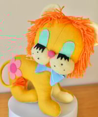 Image 1 of PRE-ORDER Brand New Handmade Felt Lion Large Soft Toy 