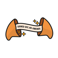 Image 2 of Fortune Cookie Sticker