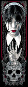 Image of WEDNESDAY ADDAMS - art print - Visions variant