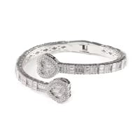 Image 2 of Heart-Embrace Pavé Bangle
