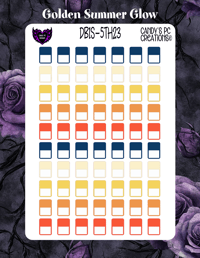 Image 23 of Date Box Small Theme 5  1-24 Choose A Color and Font