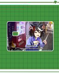 Kitasan Black Card Sticker