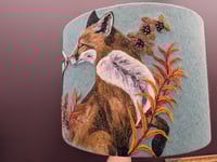 Image 3 of Fox and Badger Lampshade 