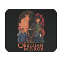 Image 2 of Retro Mouse Pad - ENSEMBLE Retro Horror Film Street Art - The Obsidian Mirror