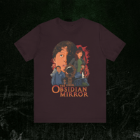 Image 3 of Unisex Graphic Tee - ENSEMBLE Retro Horror Film Street Art - The Obsidian Mirror