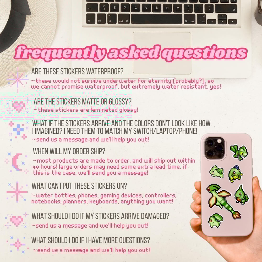 Image of Mystery Dungeon 4" x 6" Sticker Sheet - Green